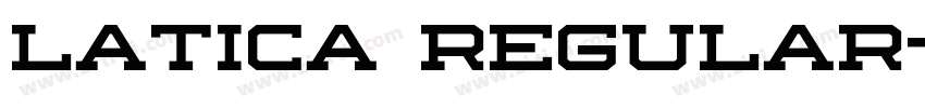 Latica Regular字体转换 Latica Regular字体转换